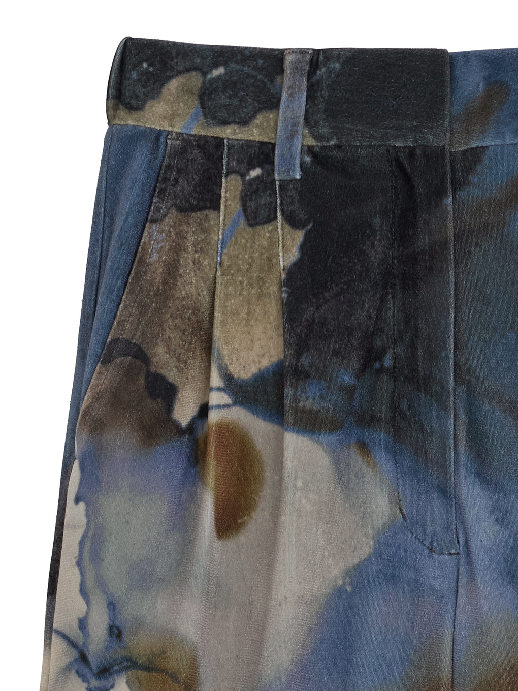 RUST INK ART WIDE PANTS