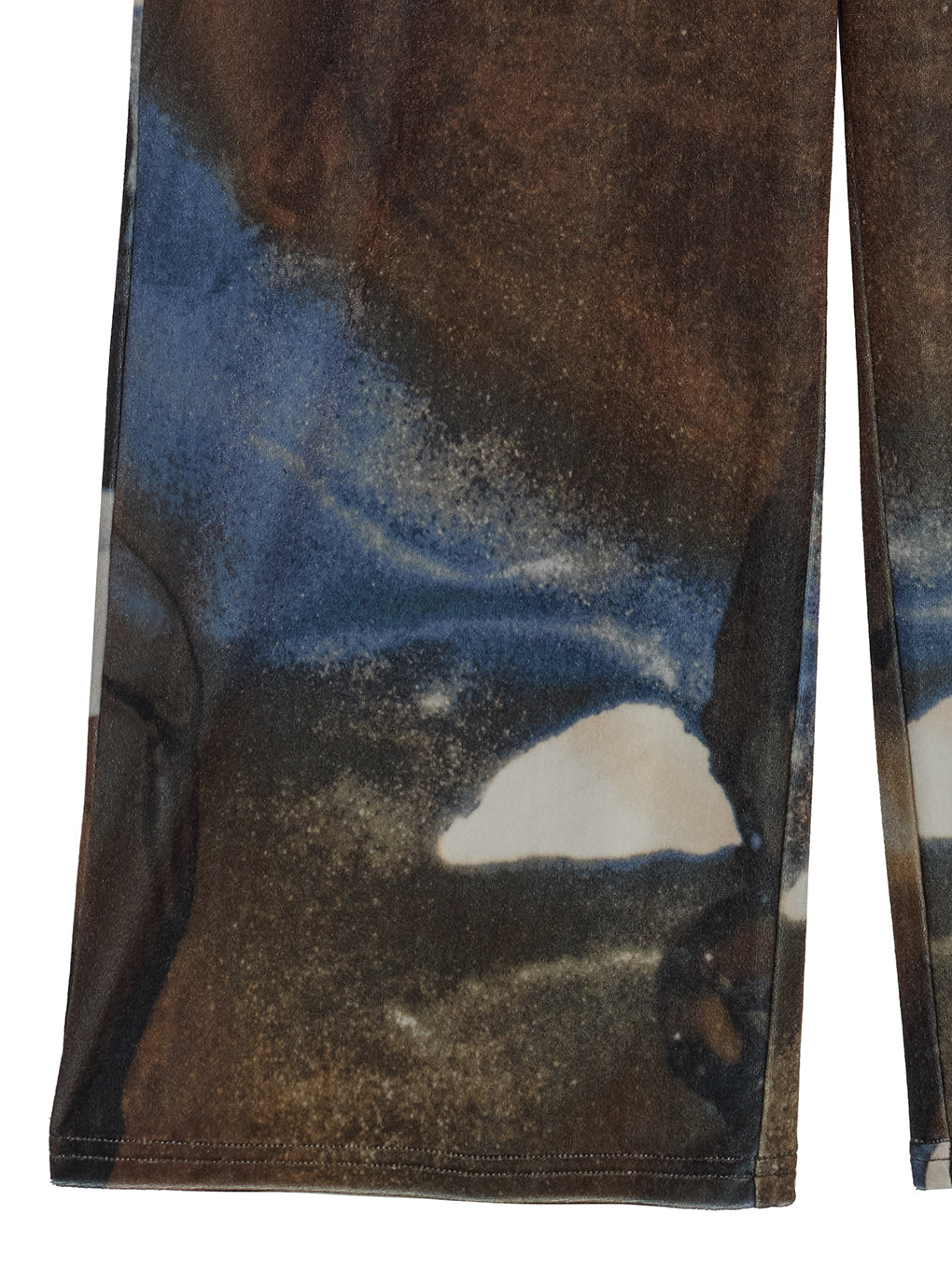 RUST INK ART WIDE PANTS