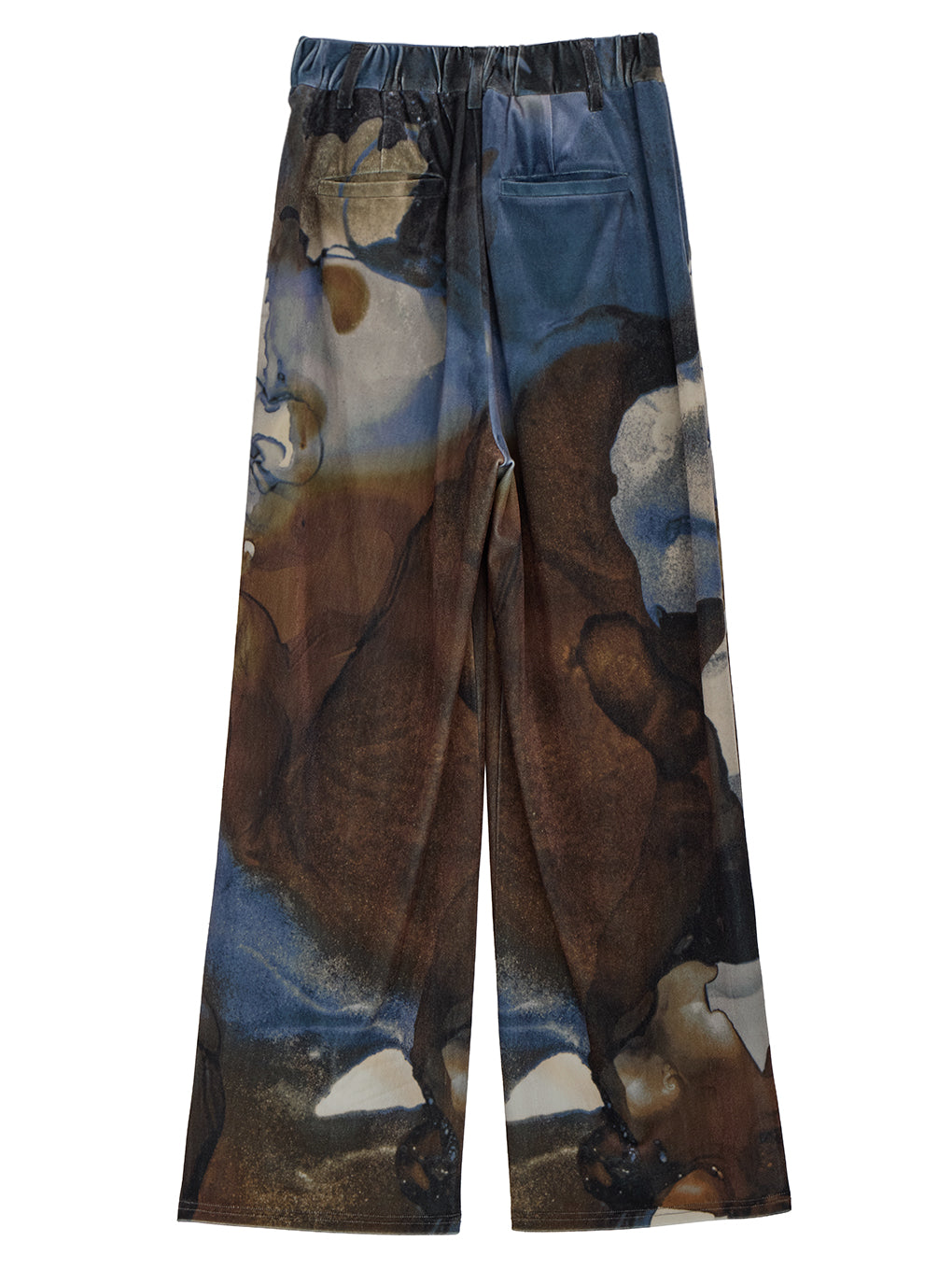 RUST INK ART WIDE PANTS