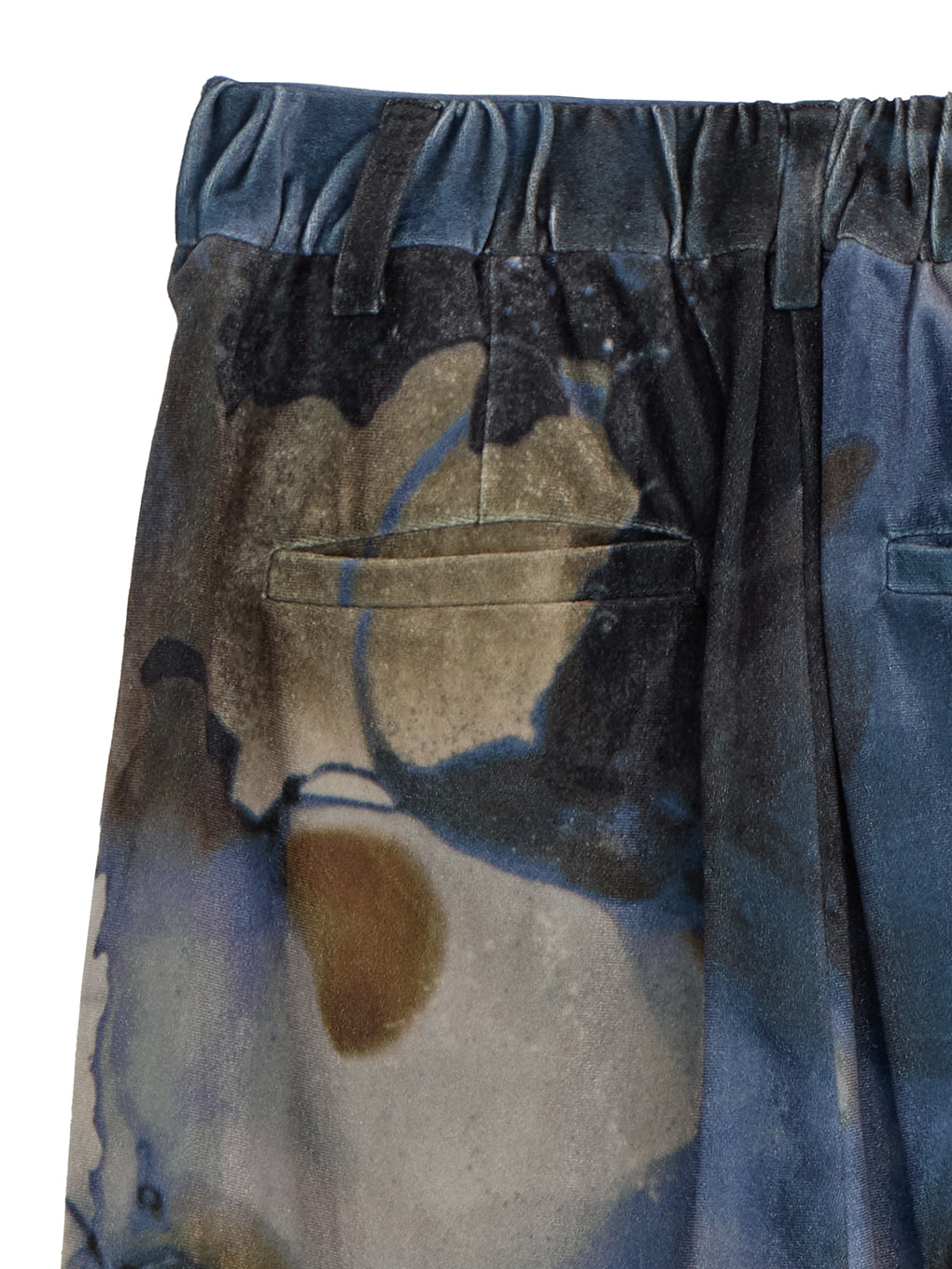 RUST INK ART WIDE PANTS