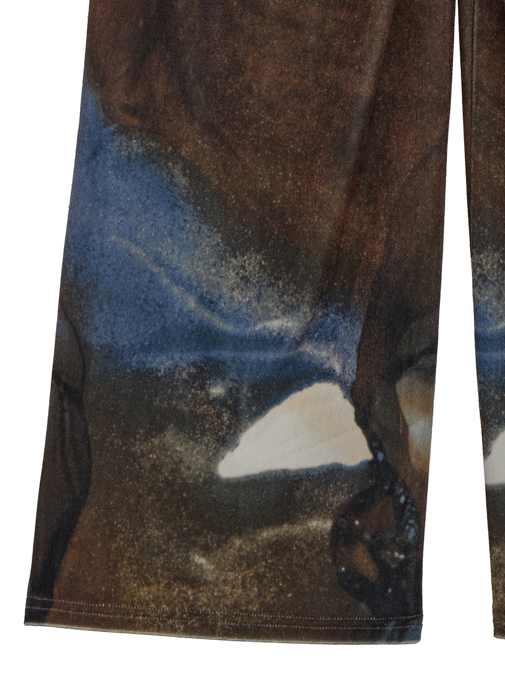 RUST INK ART WIDE PANTS