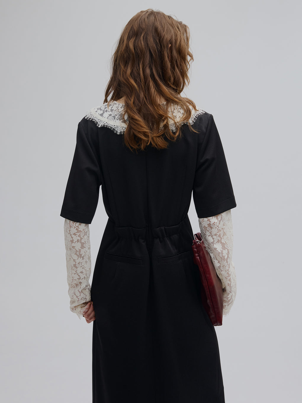 LACE LAYERED LIKE DRESS