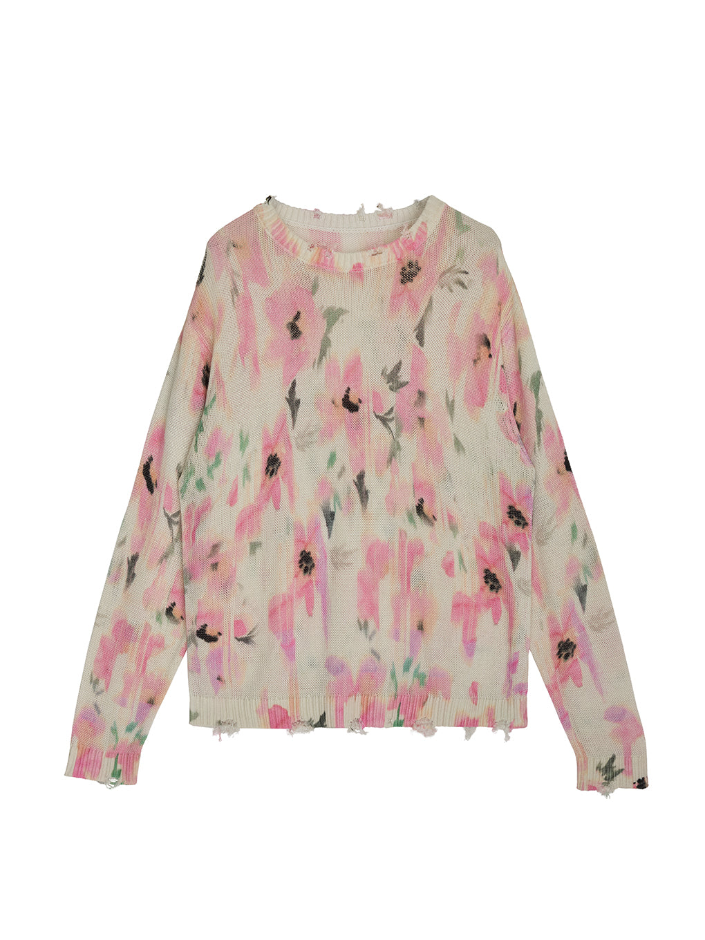 CHILL FLOWER KNIT TOP