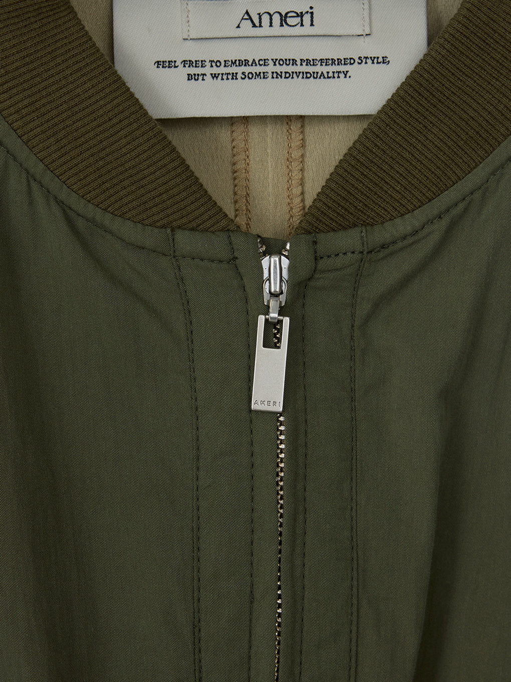 MILITARY NYLON FRILL BLOUSON