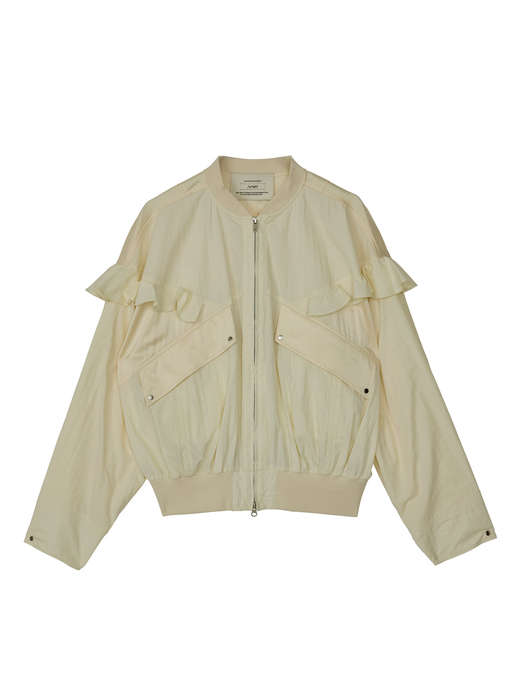 MILITARY NYLON FRILL BLOUSON