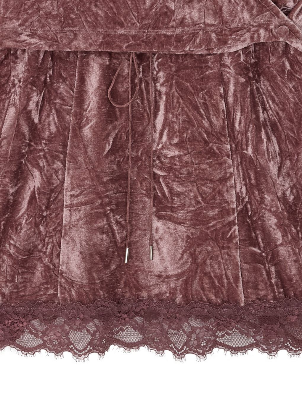 VELOUR LAYERED CUT TOP