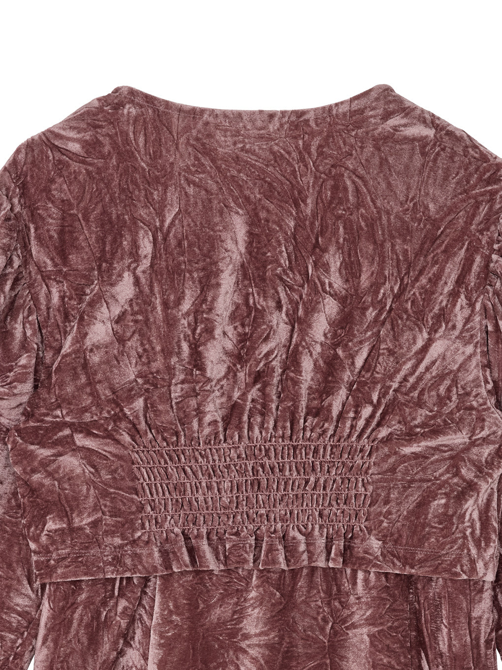 VELOUR LAYERED CUT TOP