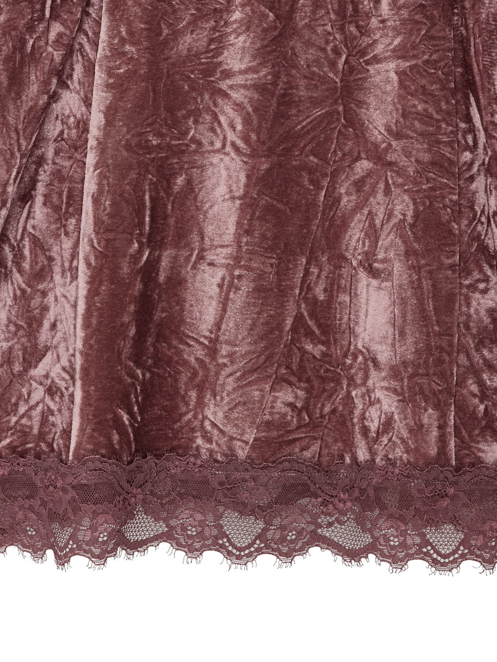 VELOUR LAYERED CUT TOP