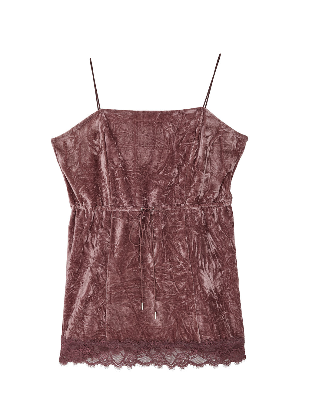 VELOUR LAYERED CUT TOP