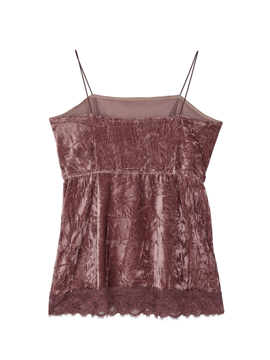 VELOUR LAYERED CUT TOP