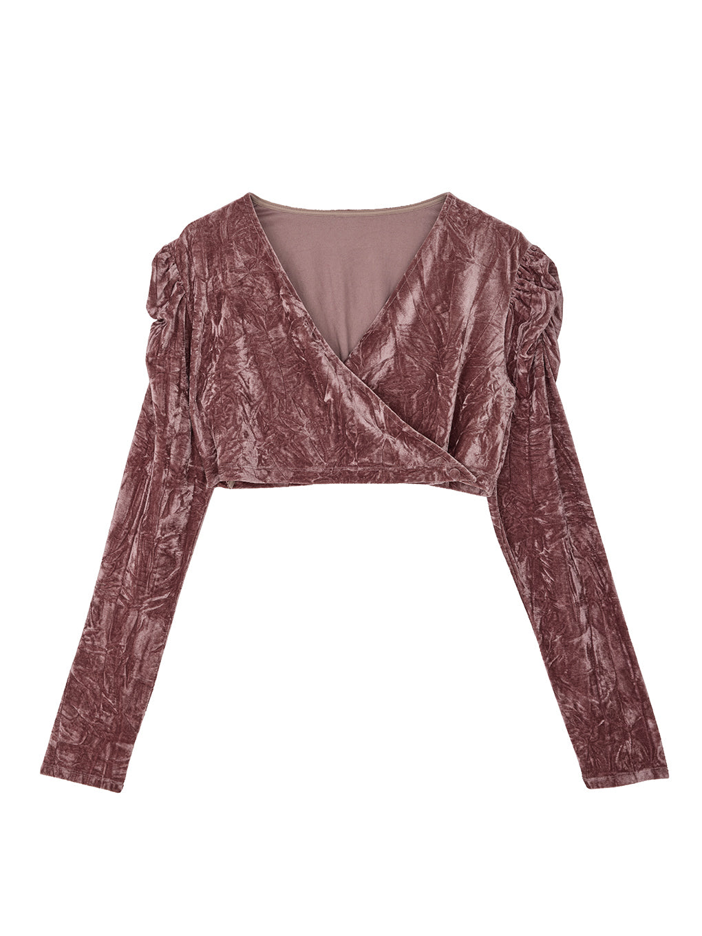 VELOUR LAYERED CUT TOP