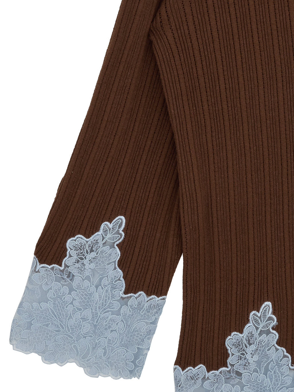 2WAY LACE DOCKING LADY KNIT TOP