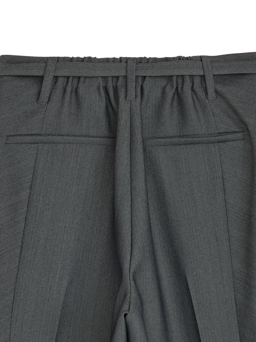 RANDOM HERRINGBONE STRAIGHT WIDE PANTS