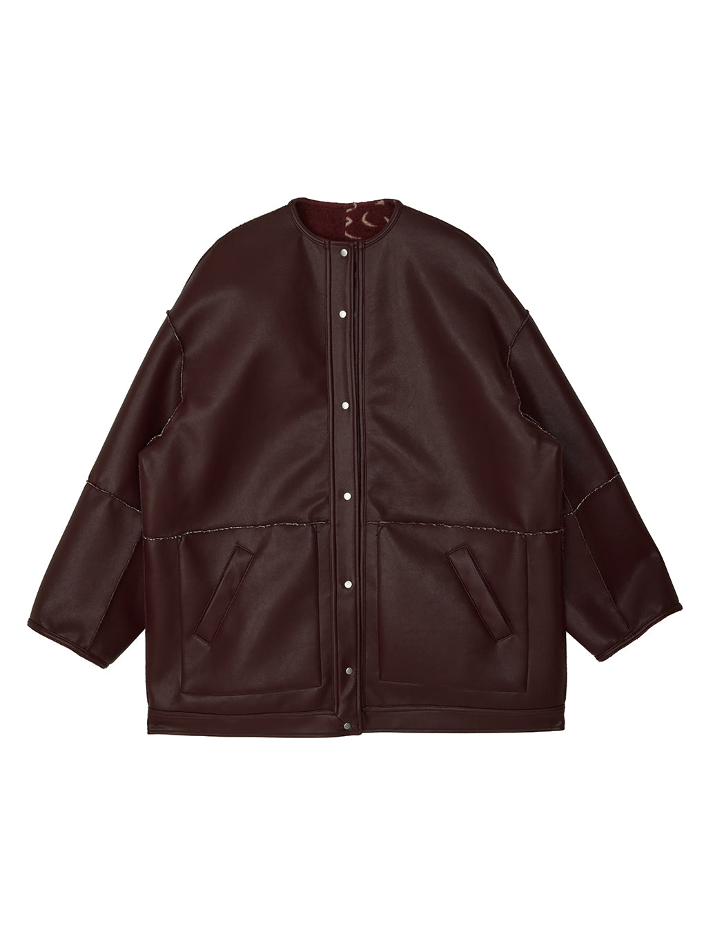 REVERSIBLE LOUD PATTERN COAT