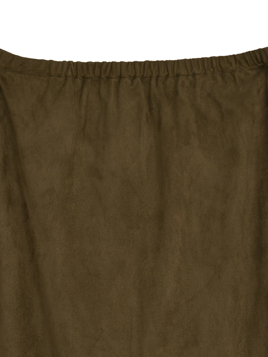 SUEDE FRINGE WRAP SKIRT