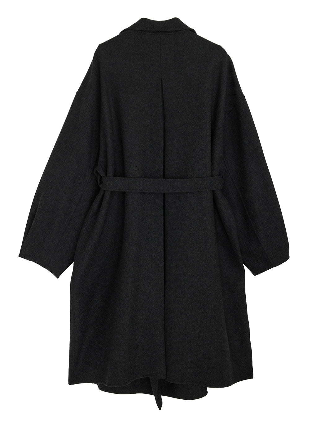 DRAPE COLLAR WOOL RIVER COAT