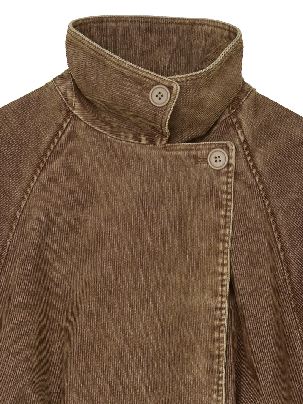 TRENCH LIKE CORDUROY DRESS
