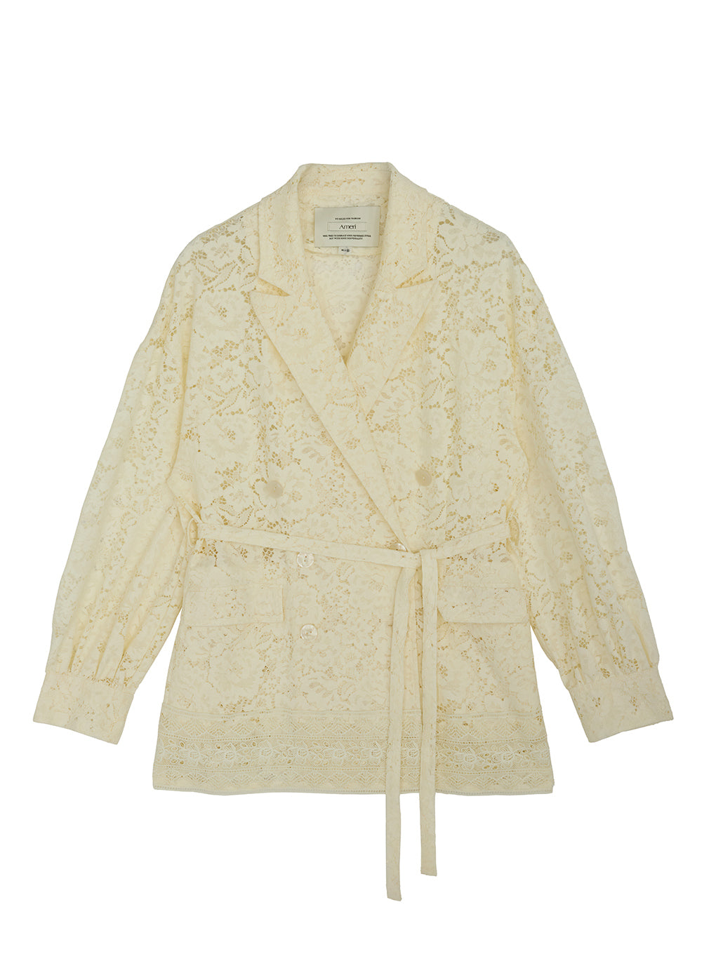 TUCK SLEEVE LACE JACKET