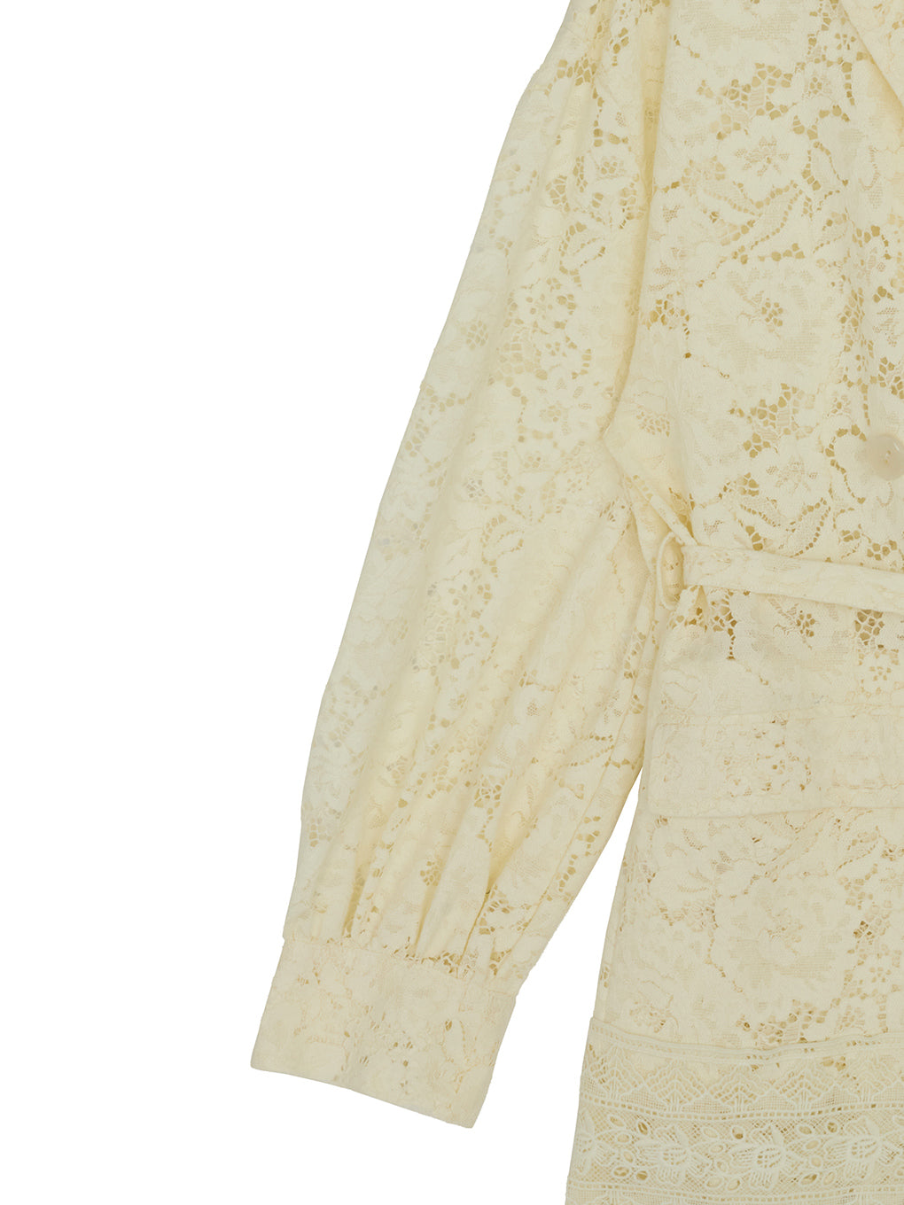 TUCK SLEEVE LACE JACKET