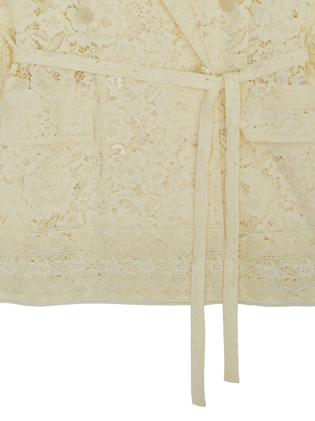 TUCK SLEEVE LACE JACKET