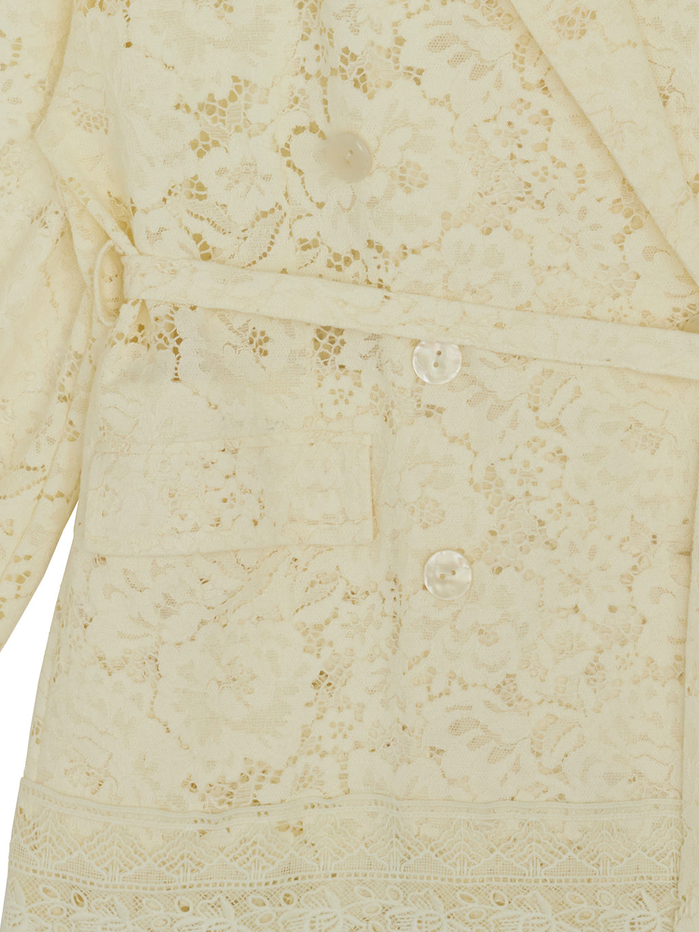 TUCK SLEEVE LACE JACKET