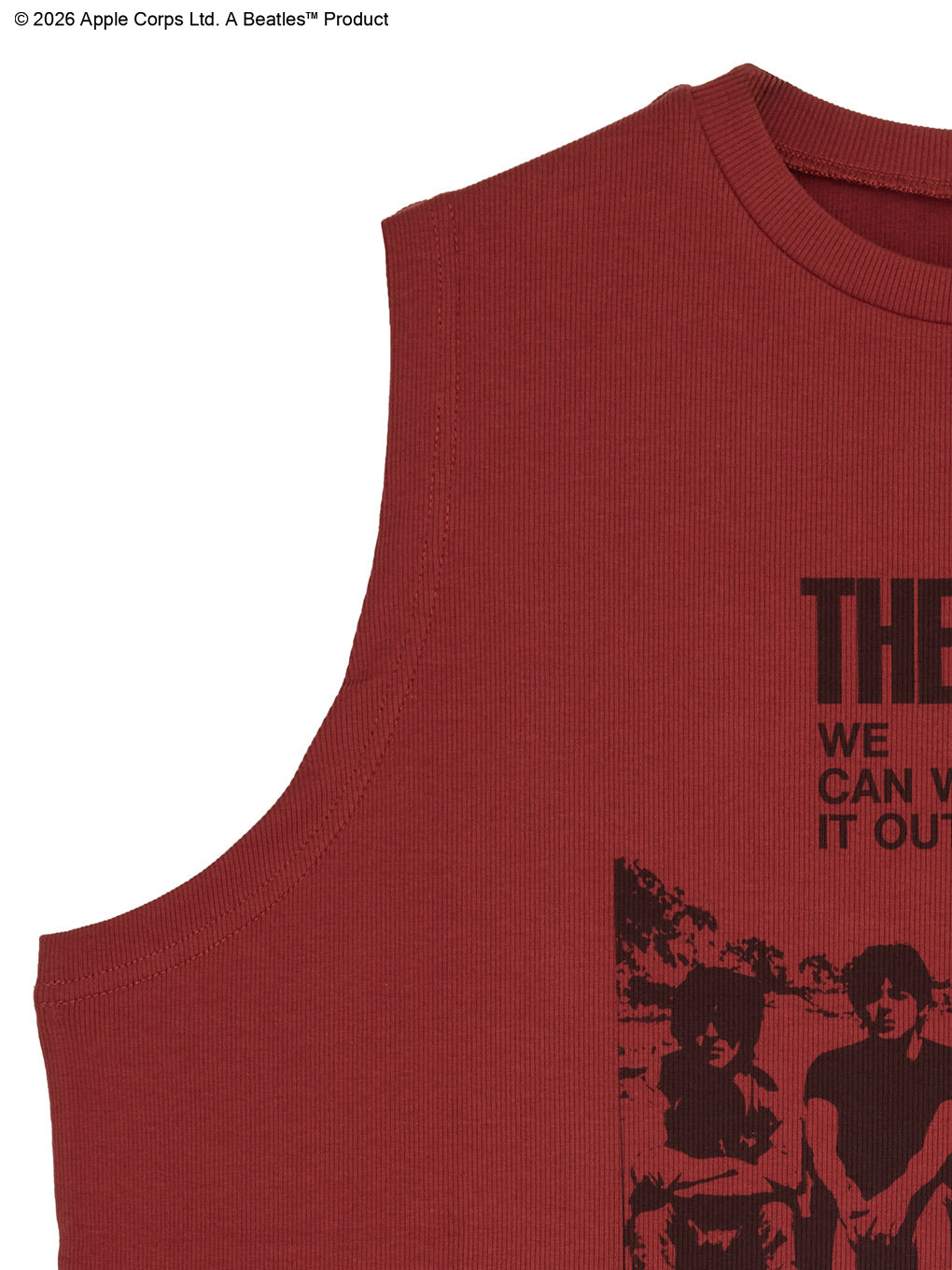 THE BEATLES × Ameri RIB TANK TOP