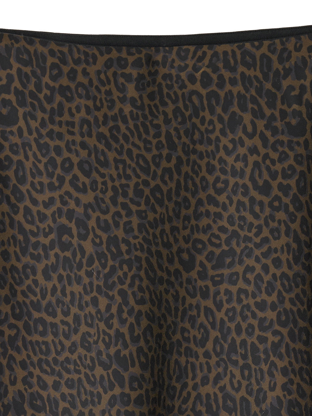 LEOPARD BIAS NARROW SKIRT