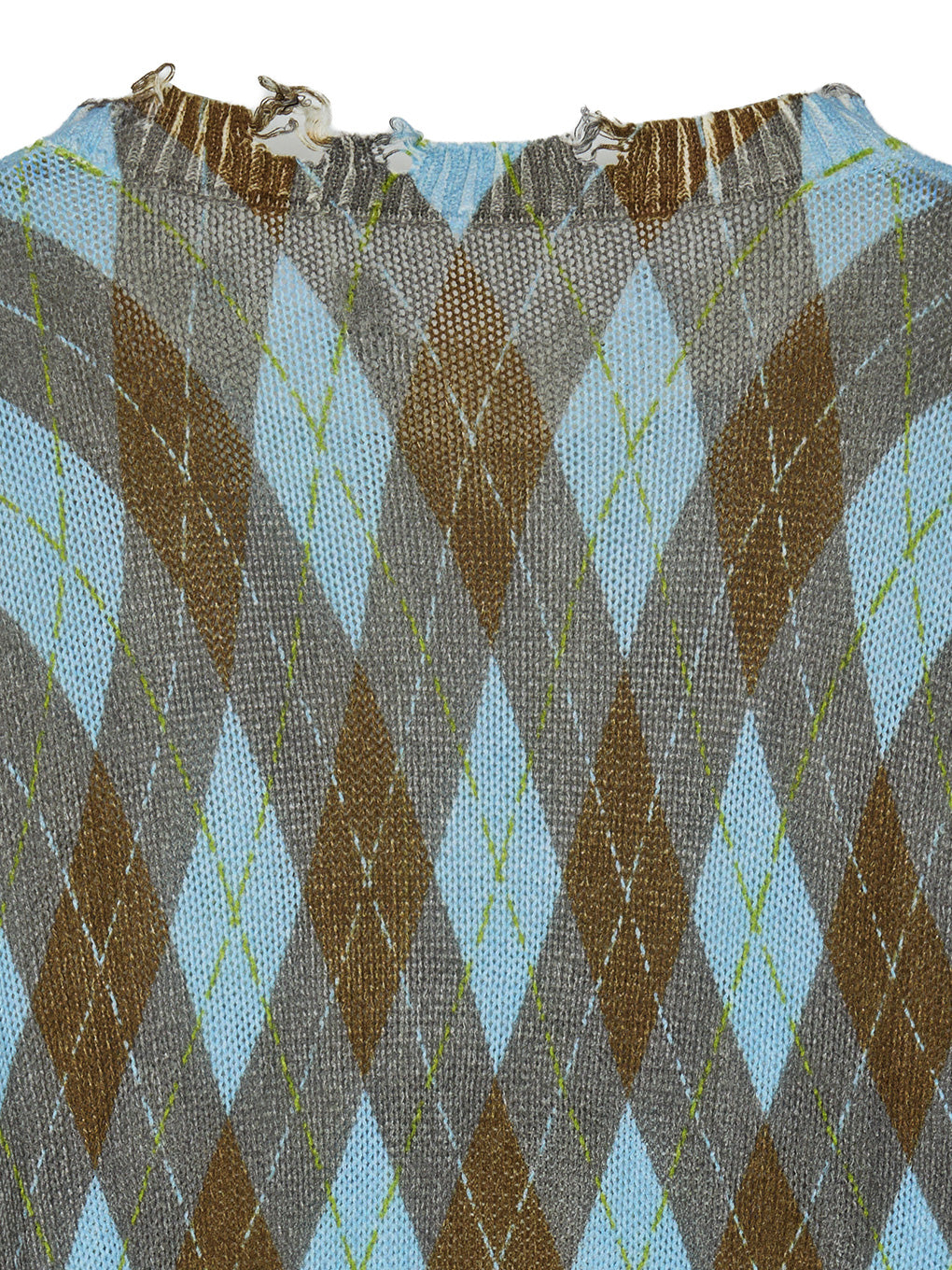 CHILL ARGYLE KNIT TOP