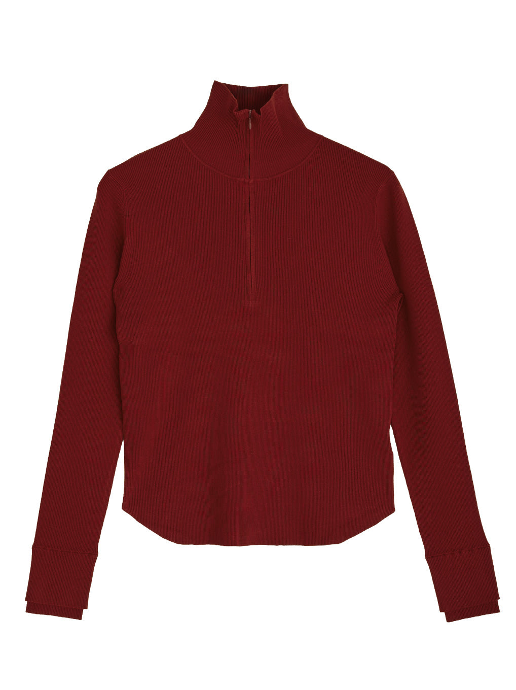 BEST TOUCH HALF ZIP KNIT TOP