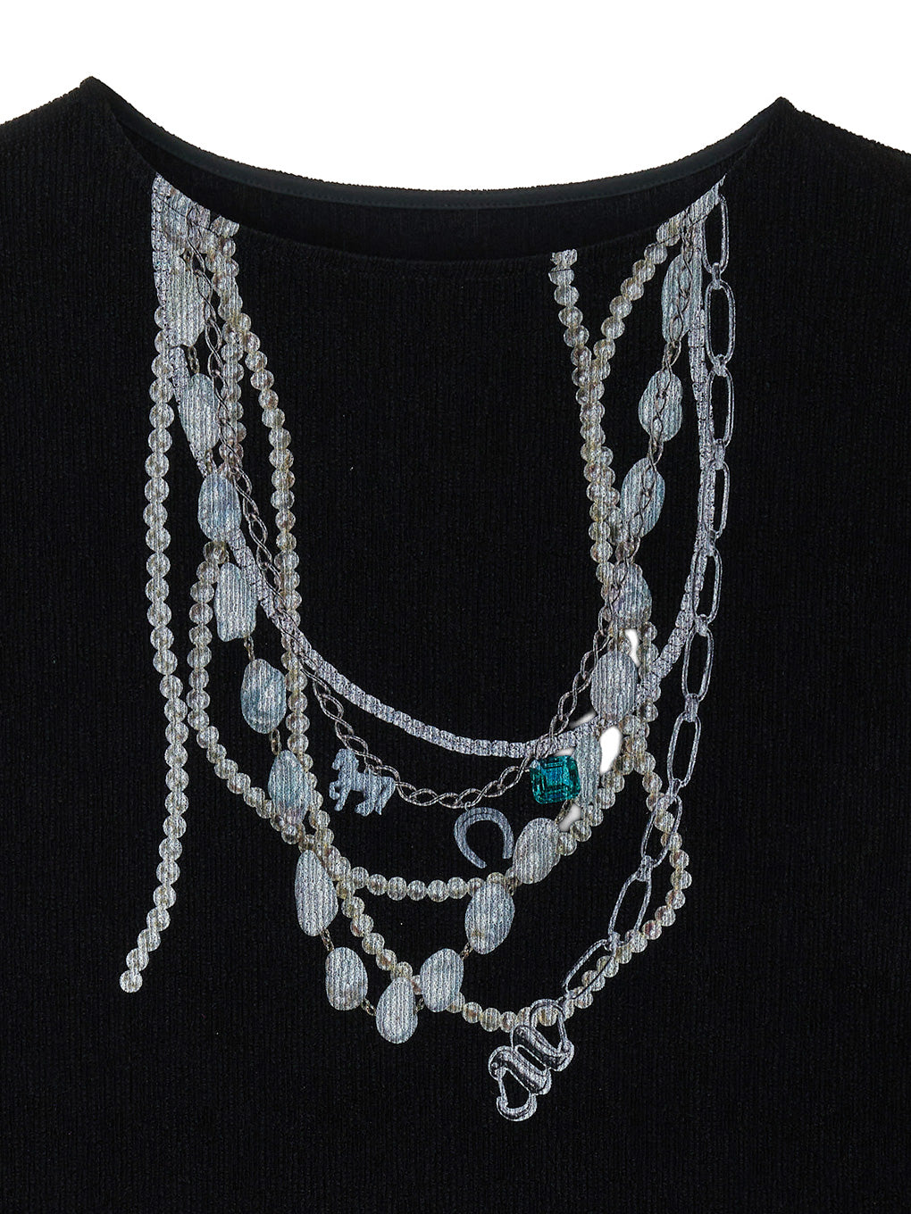 JEWELRY TROMPE L`OEIL TEE