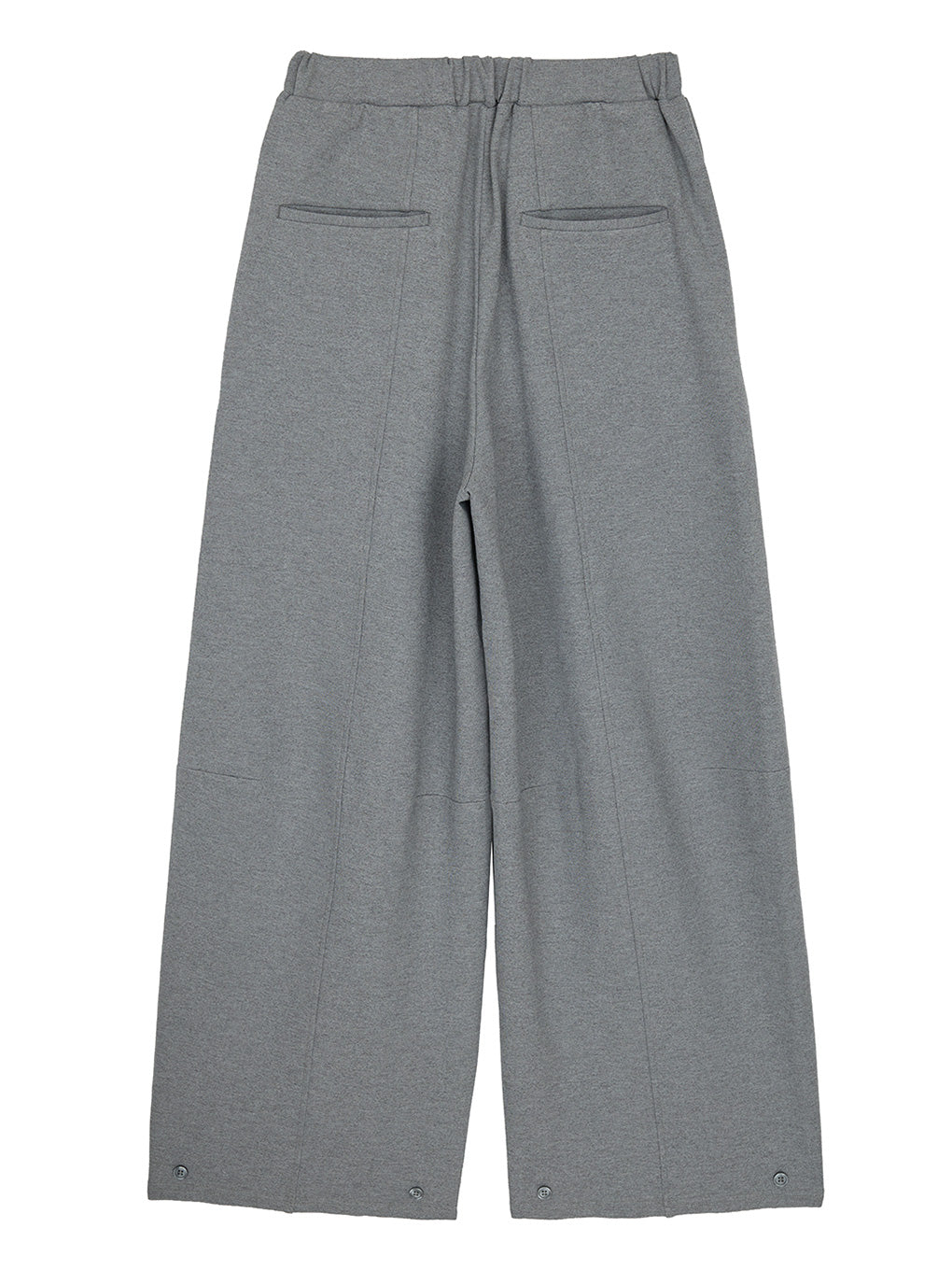 2WAY HEM BUTTON BARREL PANTS