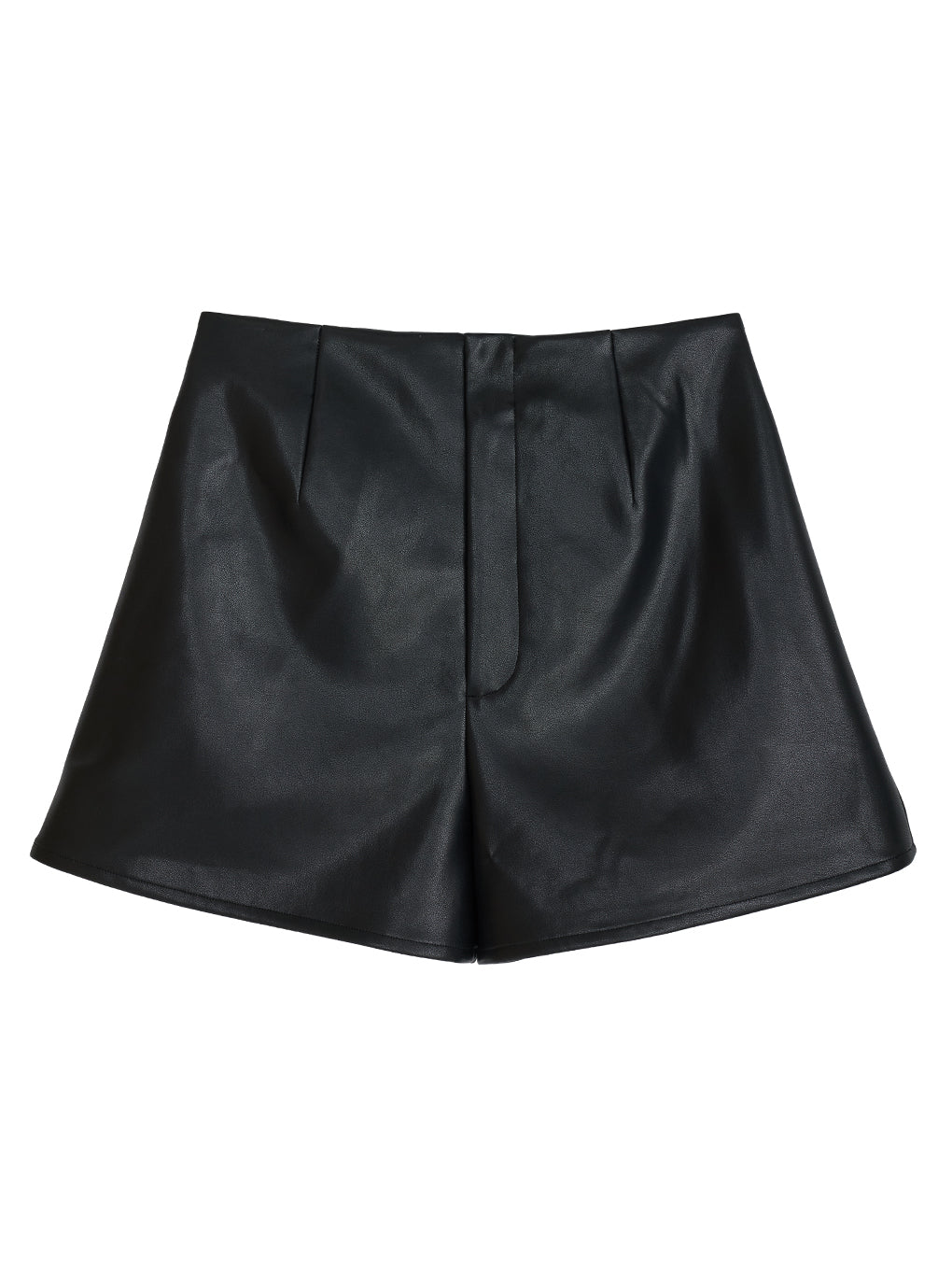 SYNTHETIC LEATHER SHORT PANTS