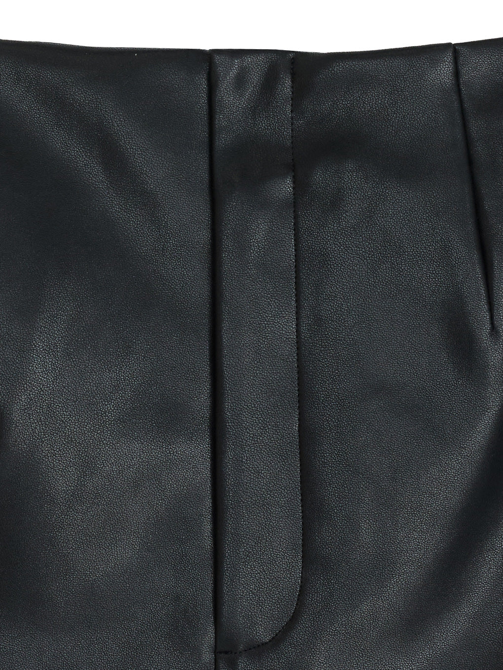 SYNTHETIC LEATHER SHORT PANTS