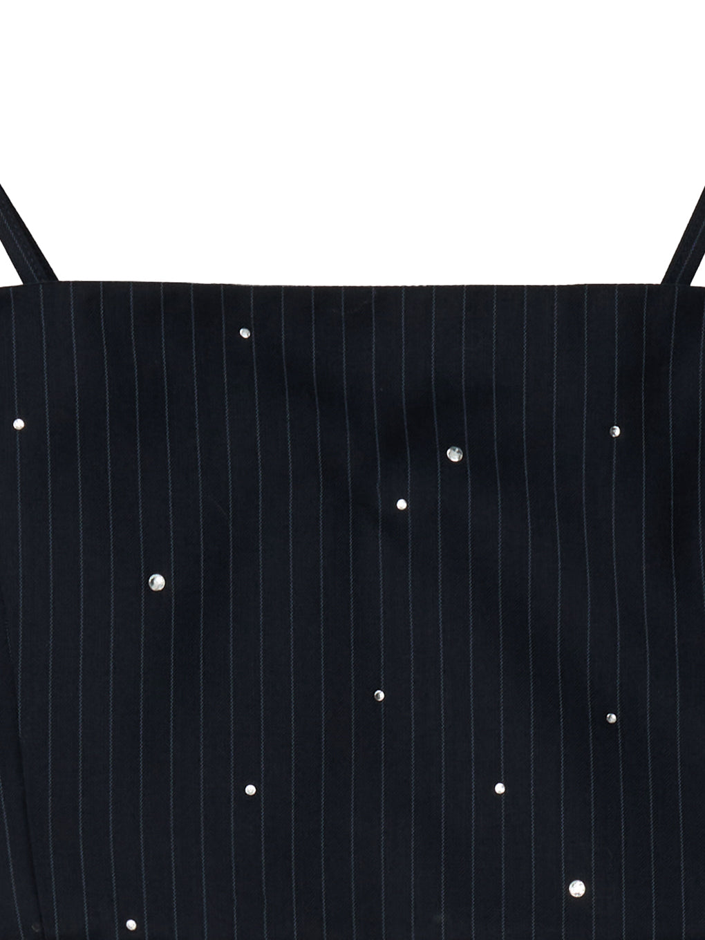 HOTFIX PINSTRIPE BUSTIER SET PANTS