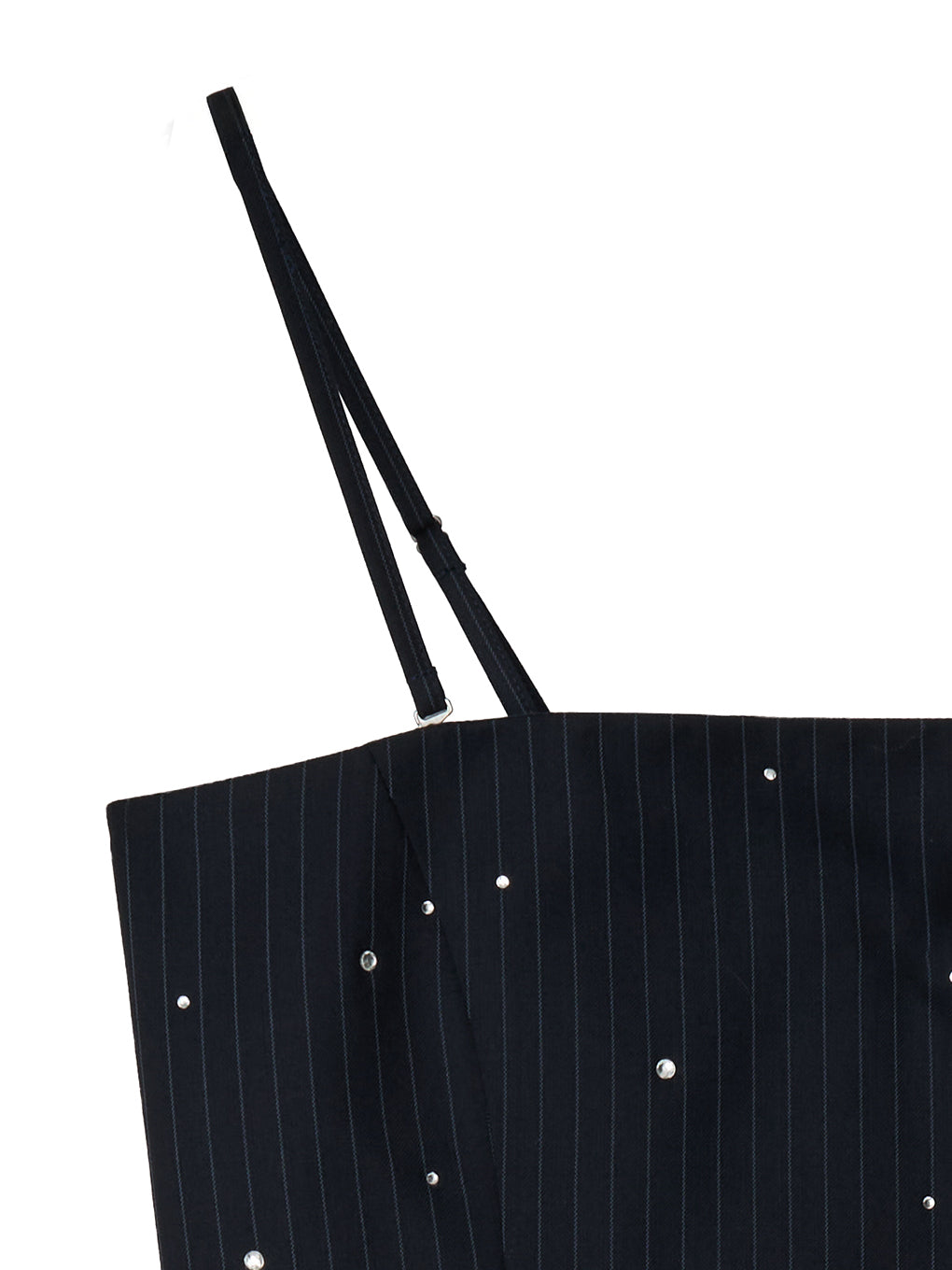 HOTFIX PINSTRIPE BUSTIER SET PANTS