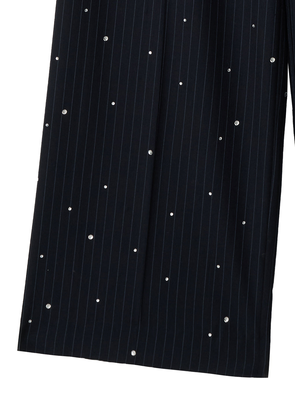 HOTFIX PINSTRIPE BUSTIER SET PANTS