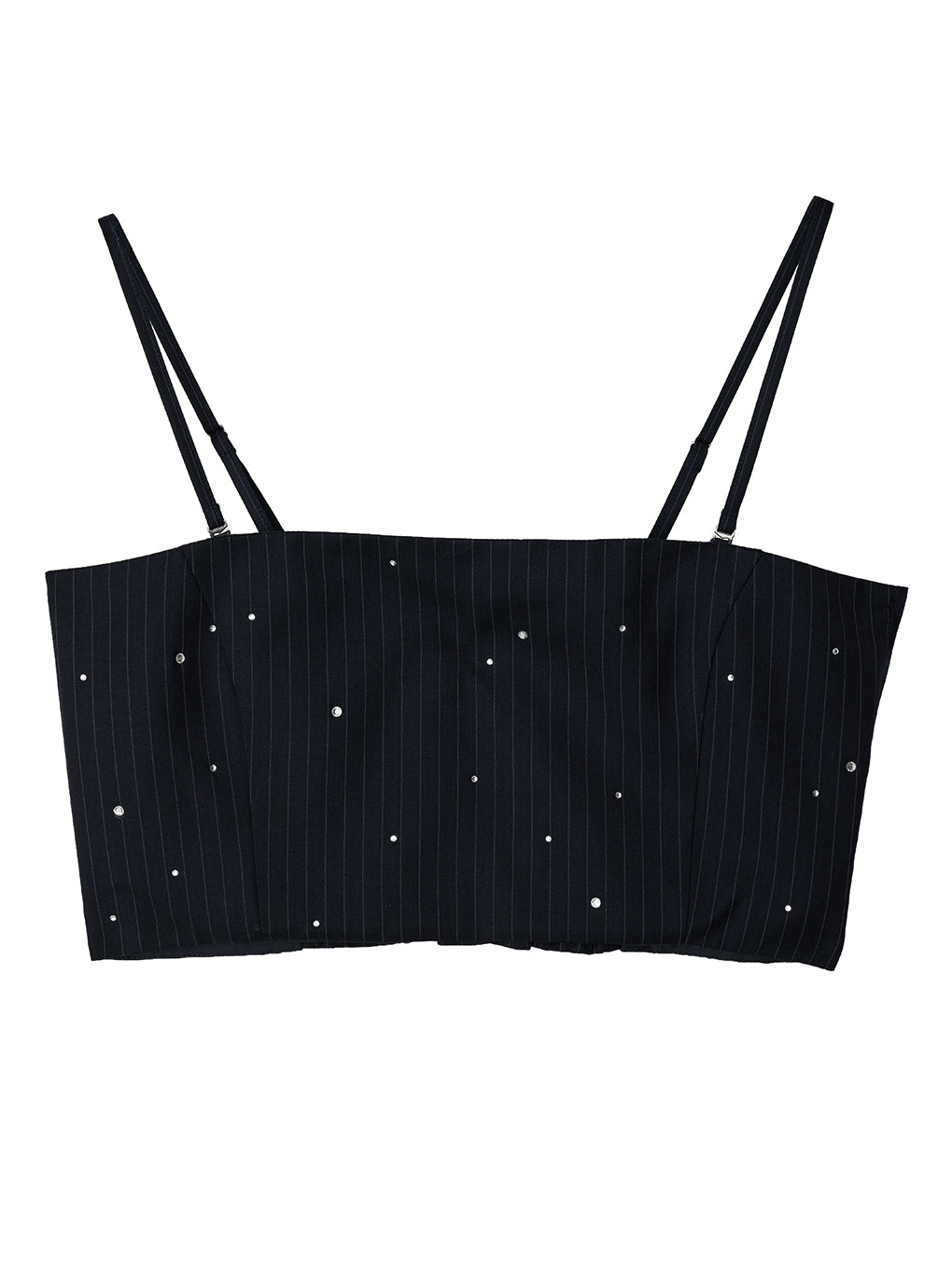HOTFIX PINSTRIPE BUSTIER SET PANTS