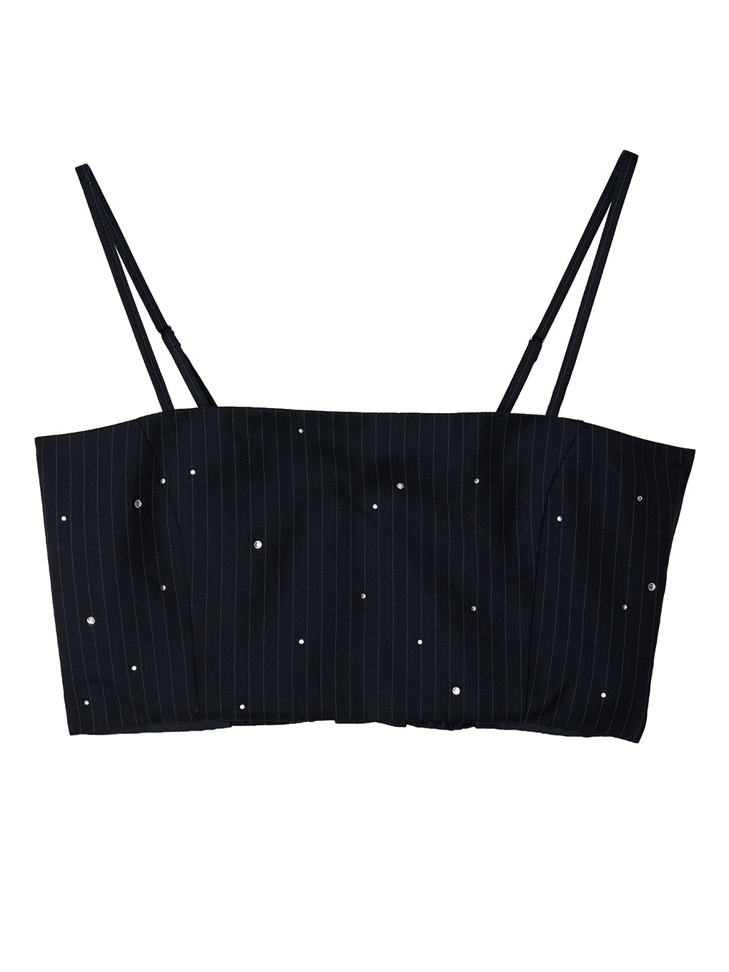 HOTFIX PINSTRIPE BUSTIER SET PANTS