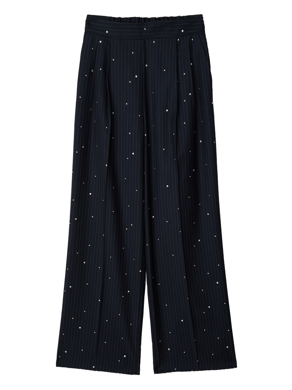 HOTFIX PINSTRIPE BUSTIER SET PANTS