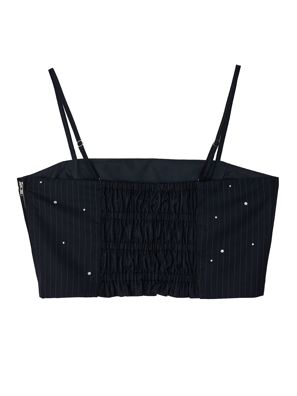 HOTFIX PINSTRIPE BUSTIER SET PANTS