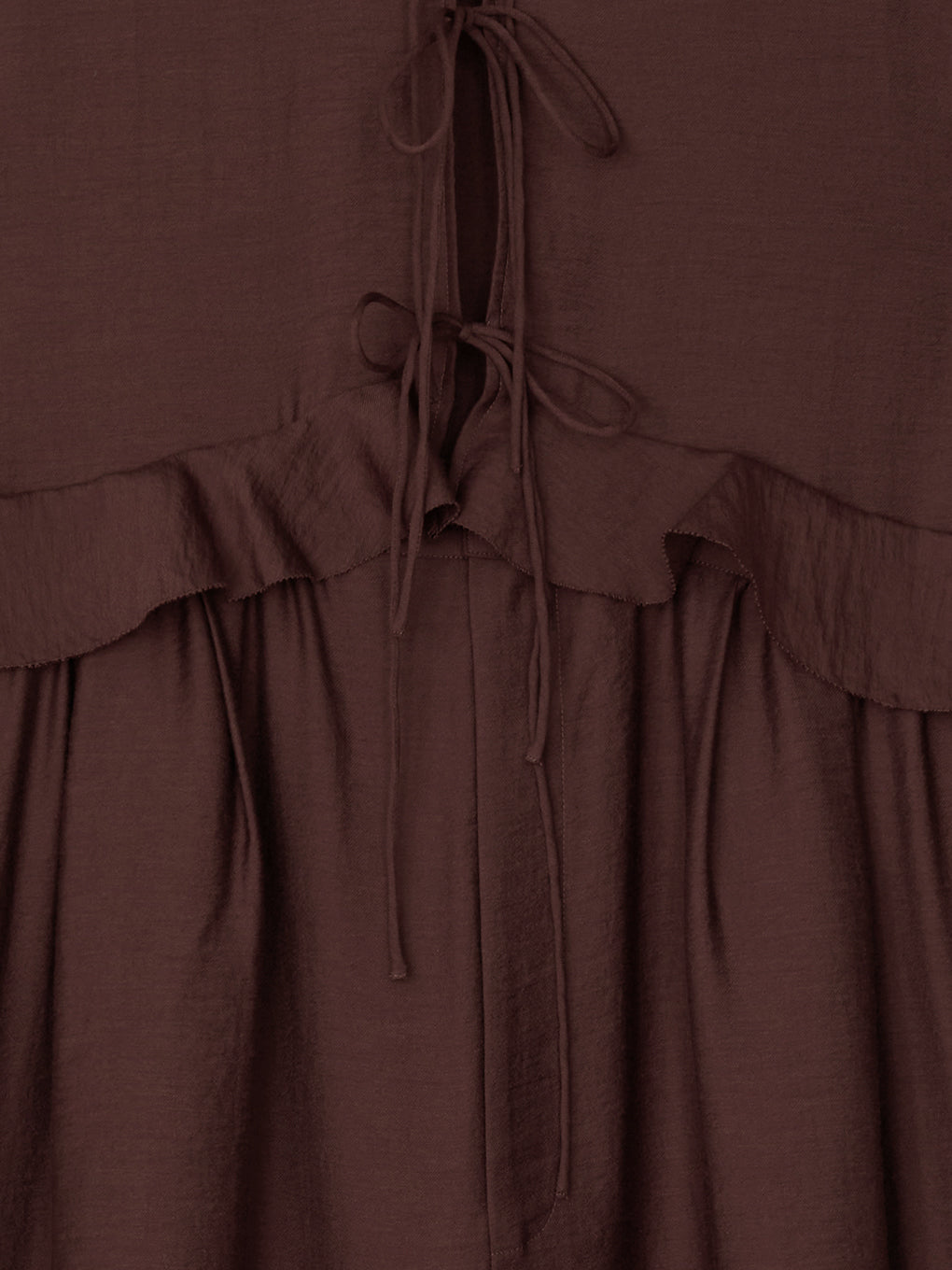 RIBBON DESIGN SHEER ROMPERS