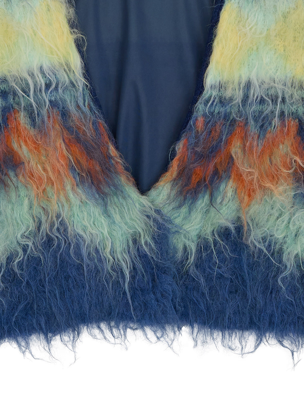 MONSTER SHAGGY SHORT KNIT CARDIGAN
