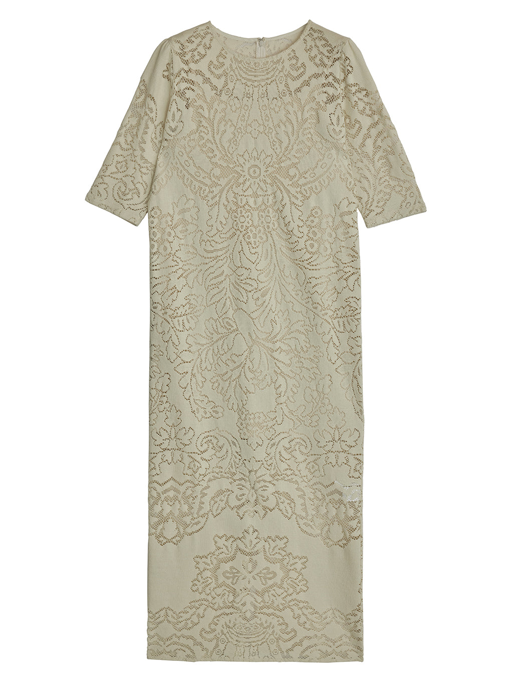 JACQUARD RUSSELL LACE DRESS