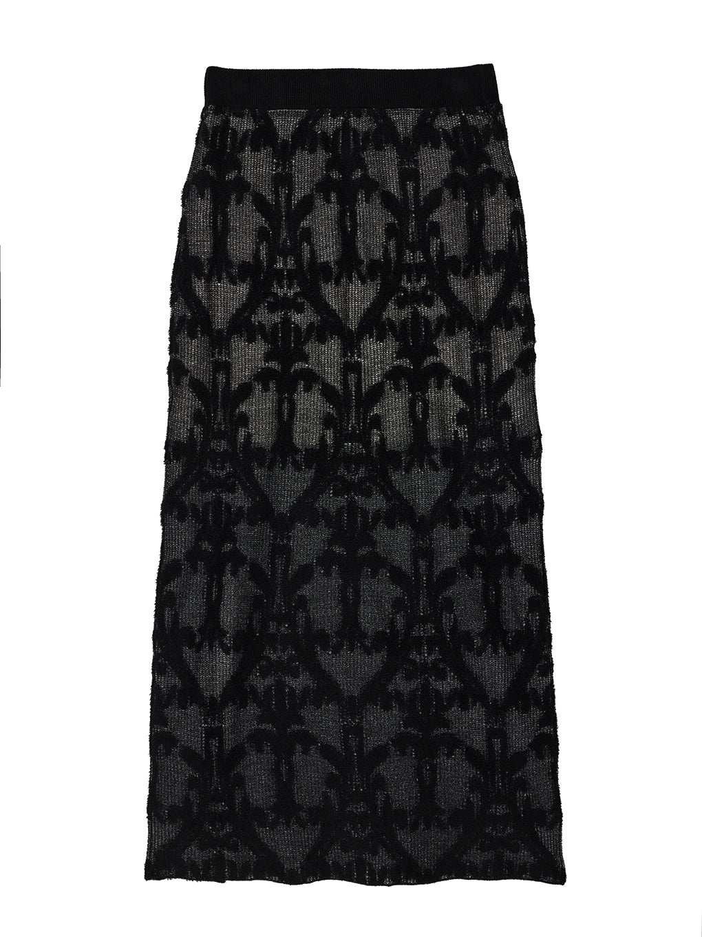 DAMASK KNIT JACQUARD SKIRT
