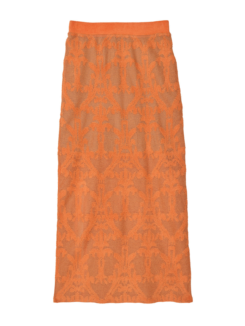 DAMASK KNIT JACQUARD SKIRT