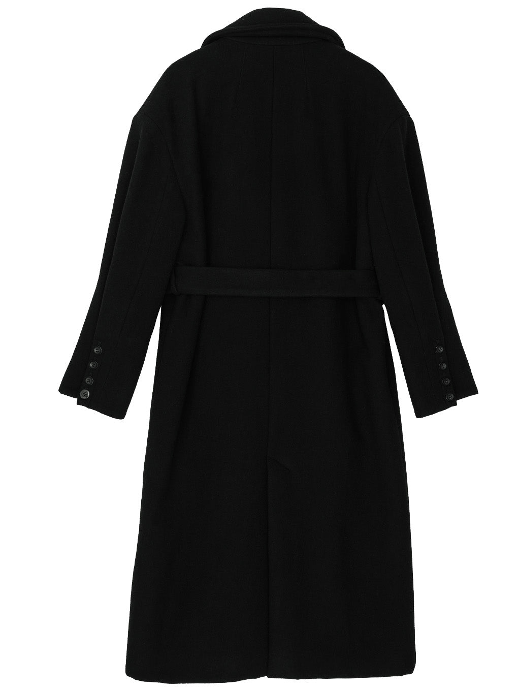 WIDE SHOULDER WOOL CHESTER COAT