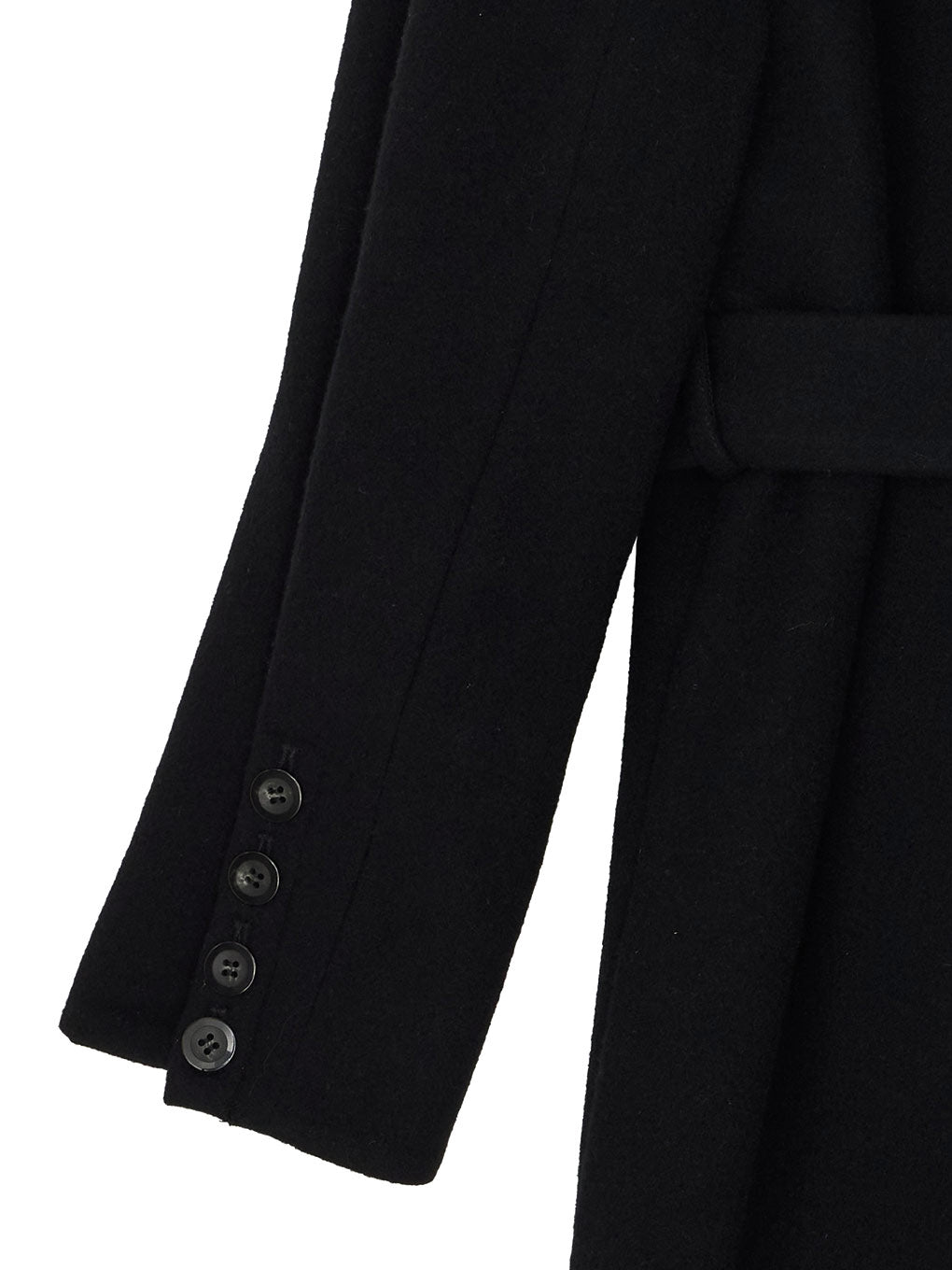 WIDE SHOULDER WOOL CHESTER COAT