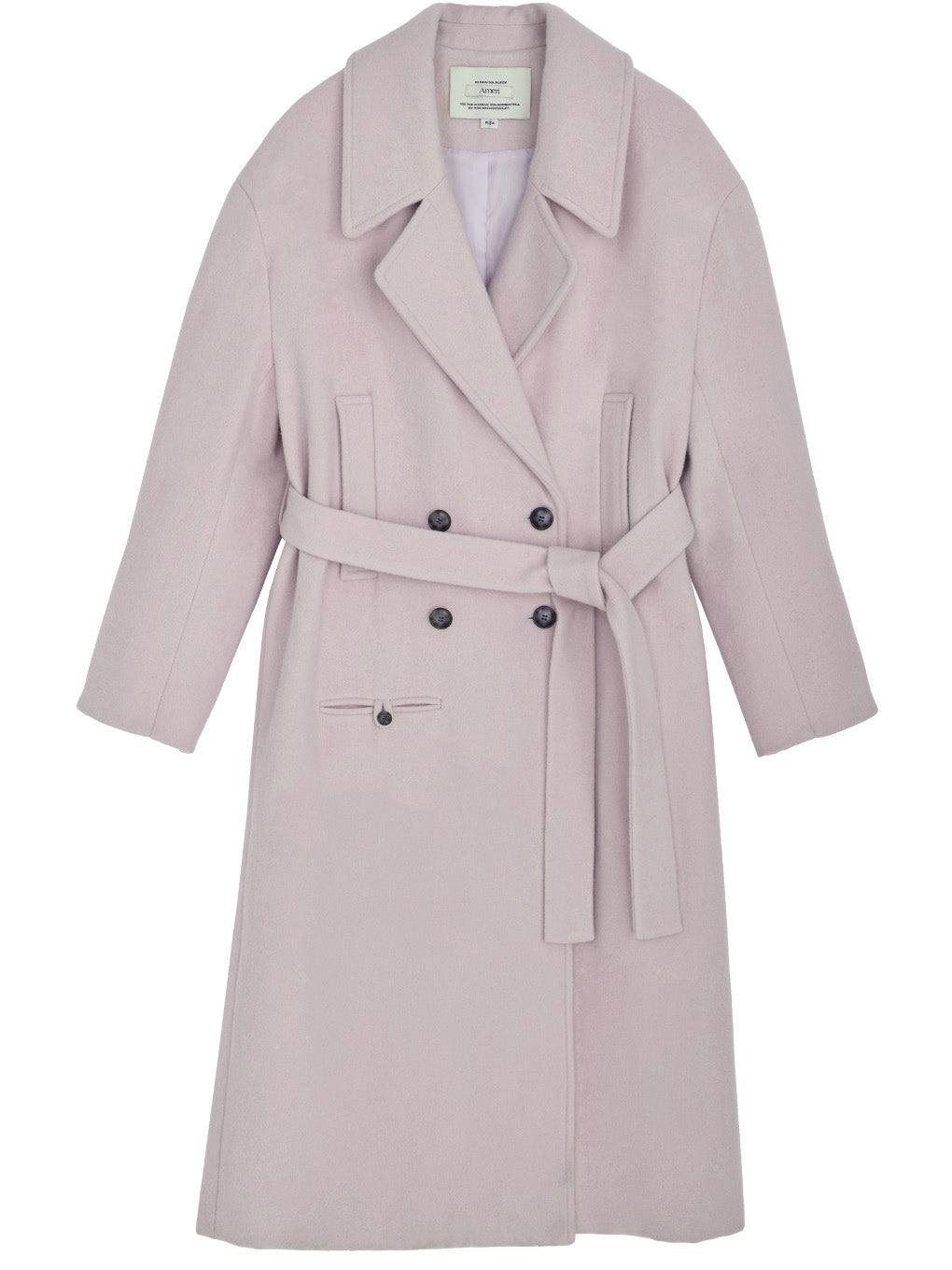 WIDE SHOULDER WOOL CHESTER COAT