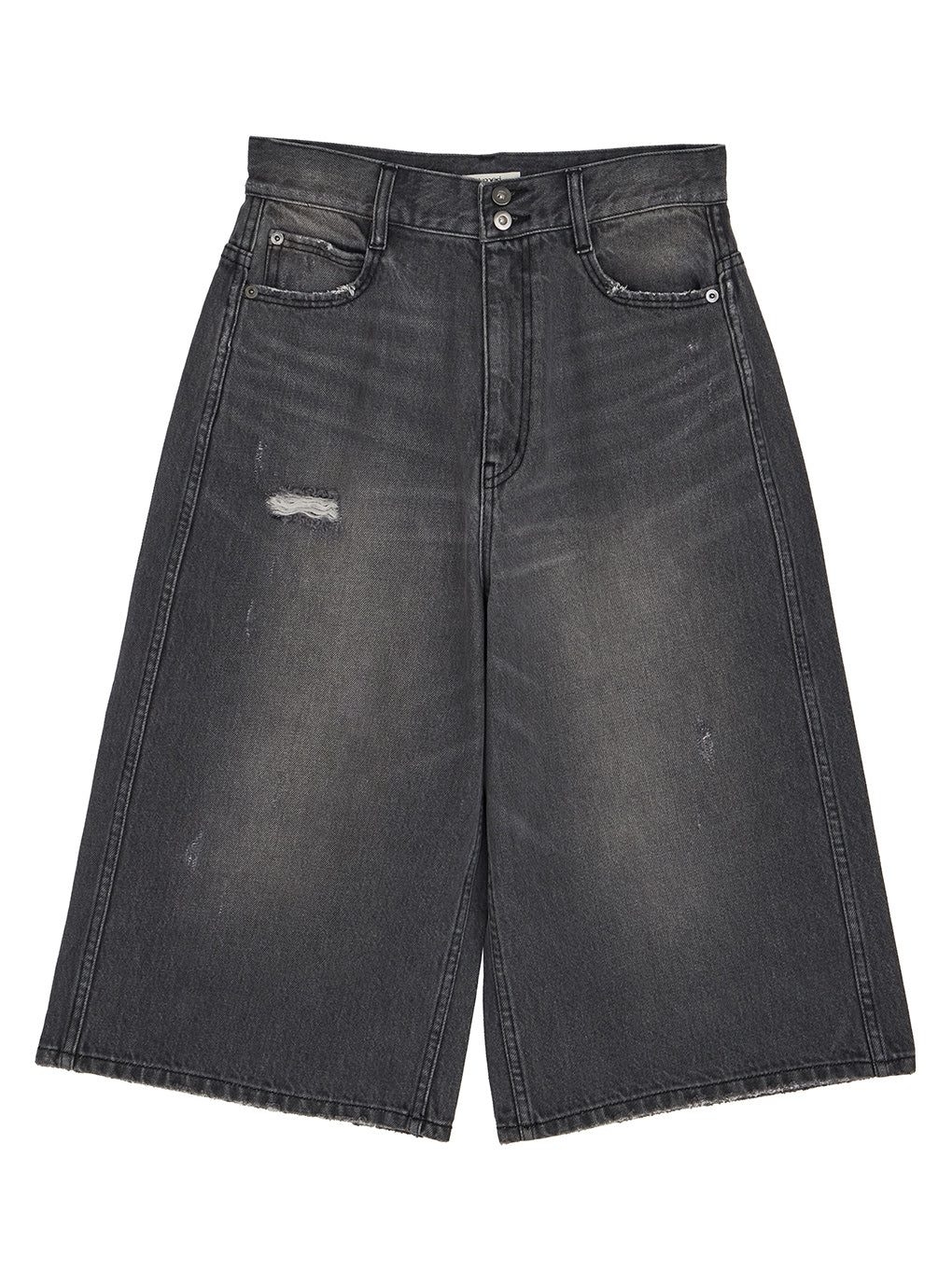 LOOSE DENIM HALF PANTS