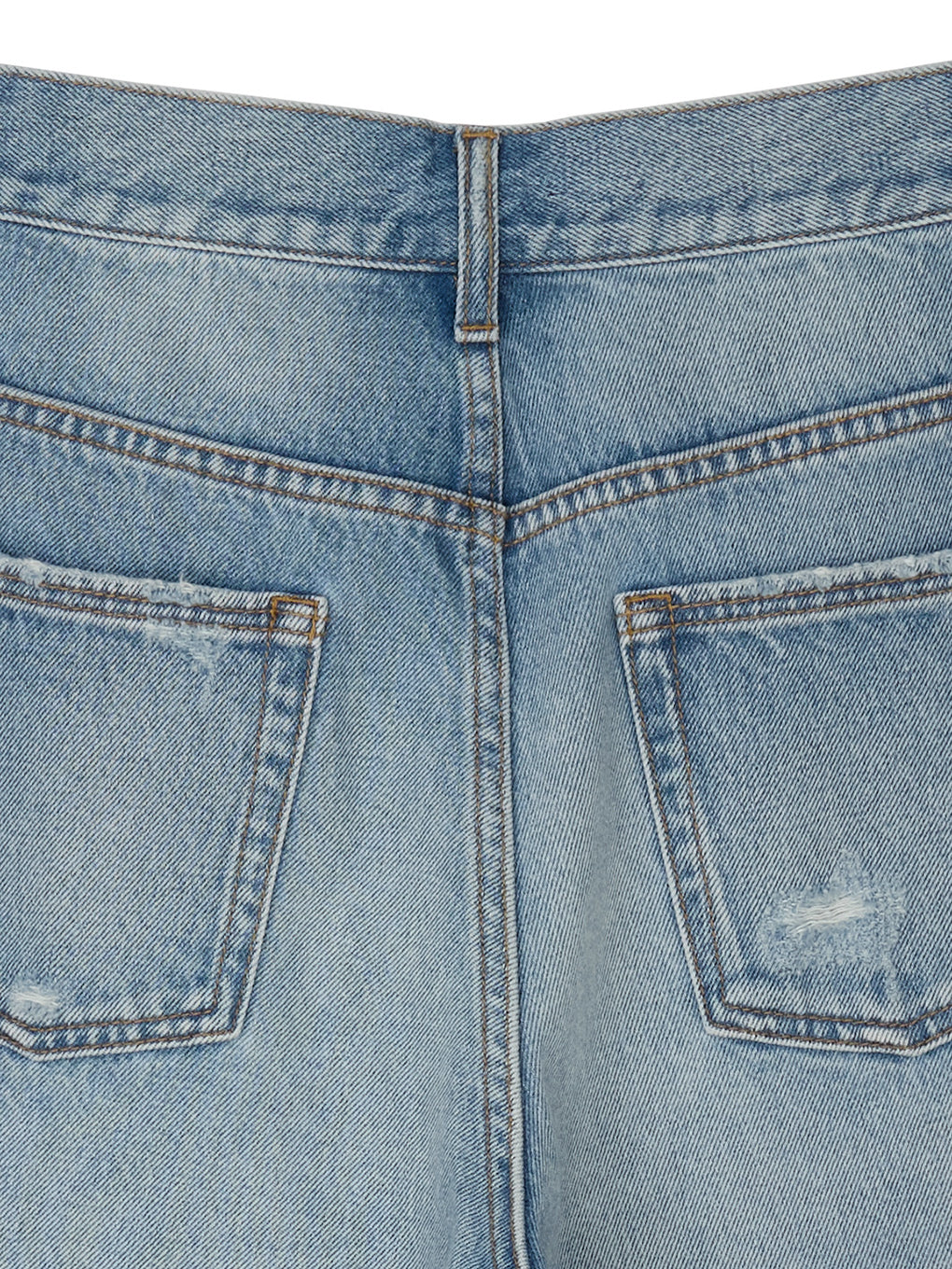 LOOSE DENIM HALF PANTS